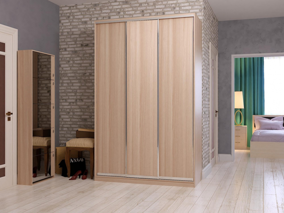 Шкаф купе Санвут ясень шимо