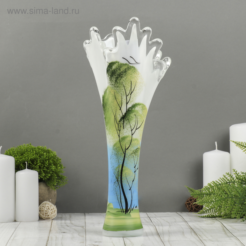 Ваза "коралл-сосулька" береза