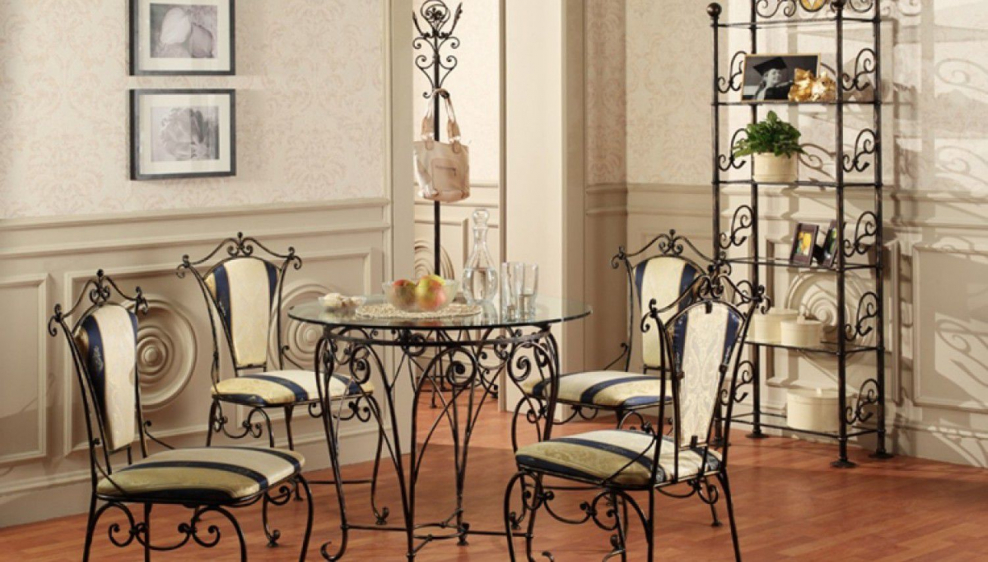 Кованная мебель в интерьере