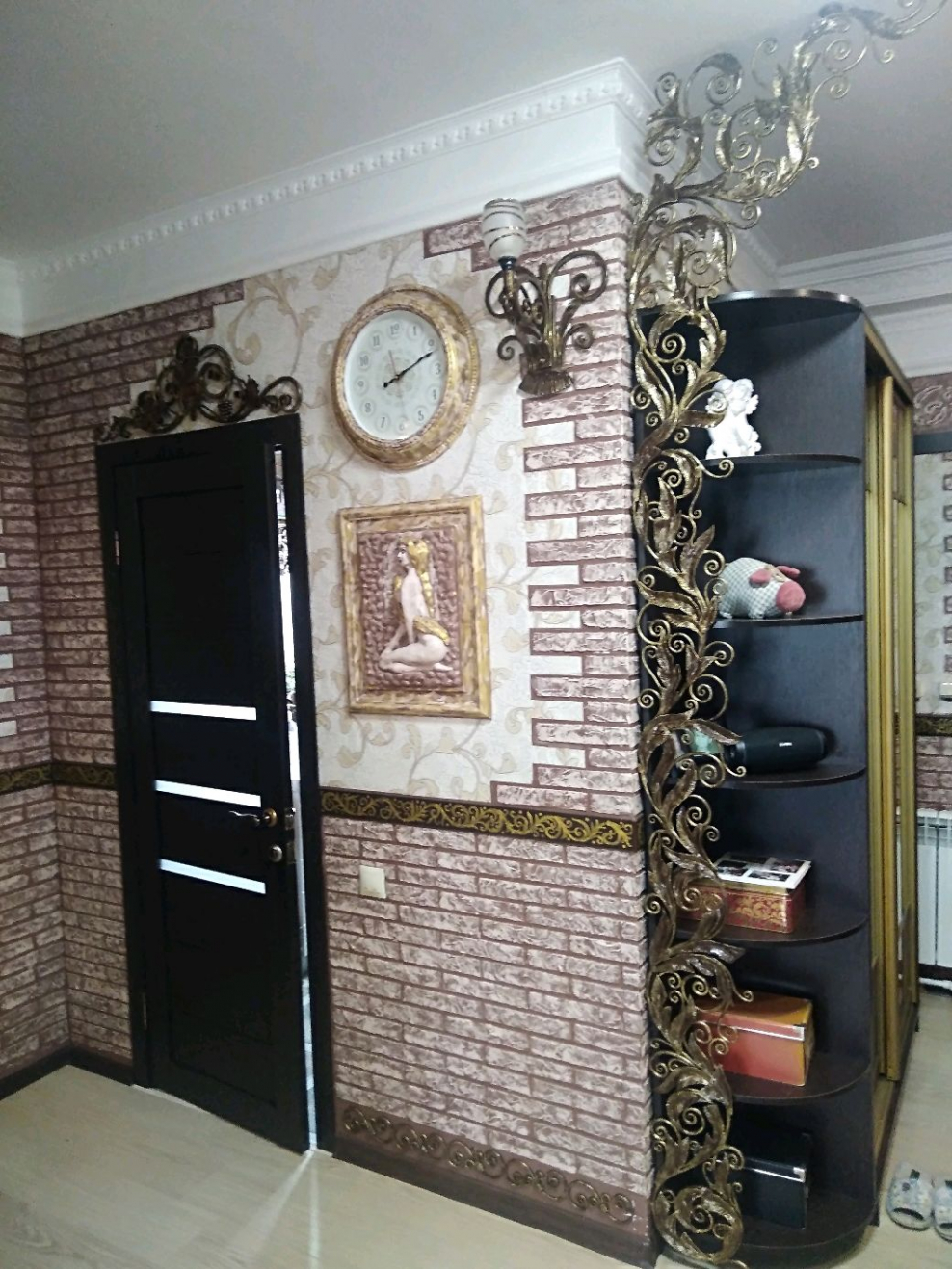 Бра кованый листок Лангобард