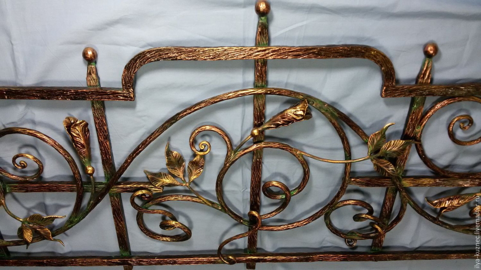 Кованый заборчик