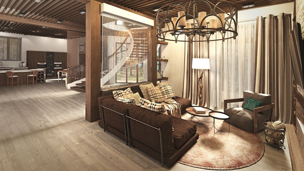 Однушка в стиле Шале