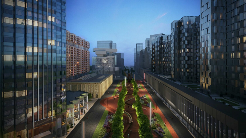 Набережная марка Шагала проект ЗИЛАРТ