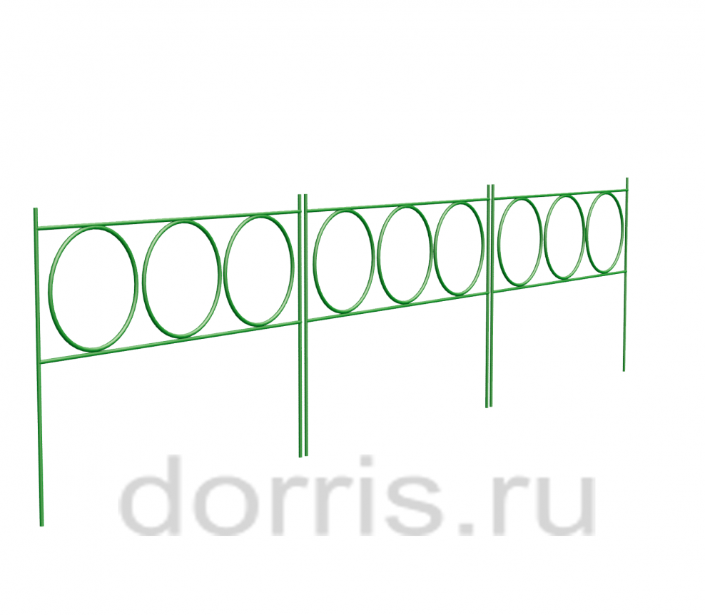 Металлические ограждения для клумб