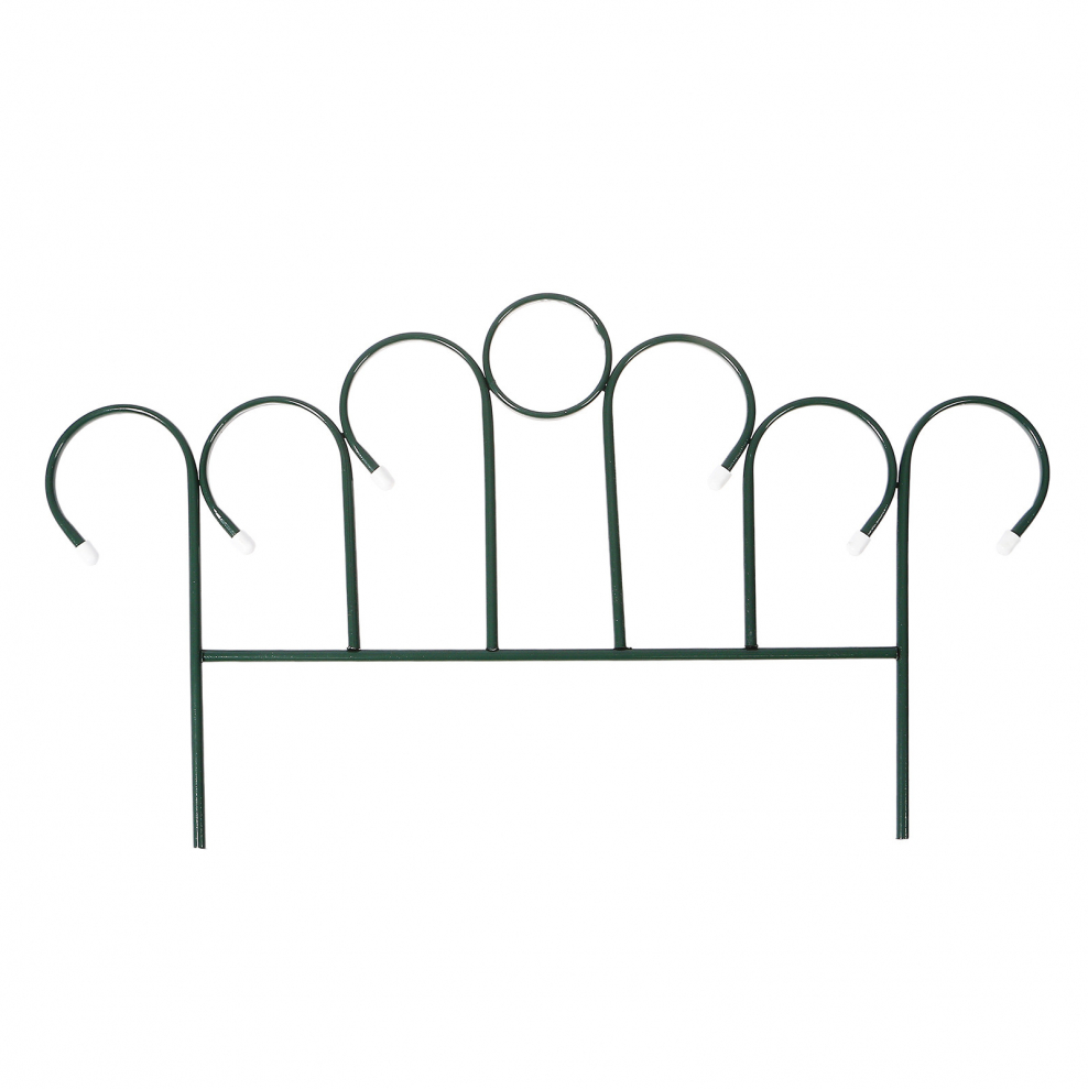 Ограждение садовое "сетка" 1,0м х 0,9м,металл (комплект 5 секций)