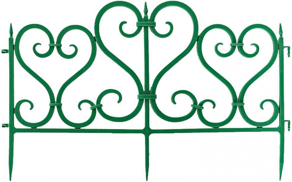 Декоративное ограждение «ажурное» (0,25 × 3 м, чёрный)