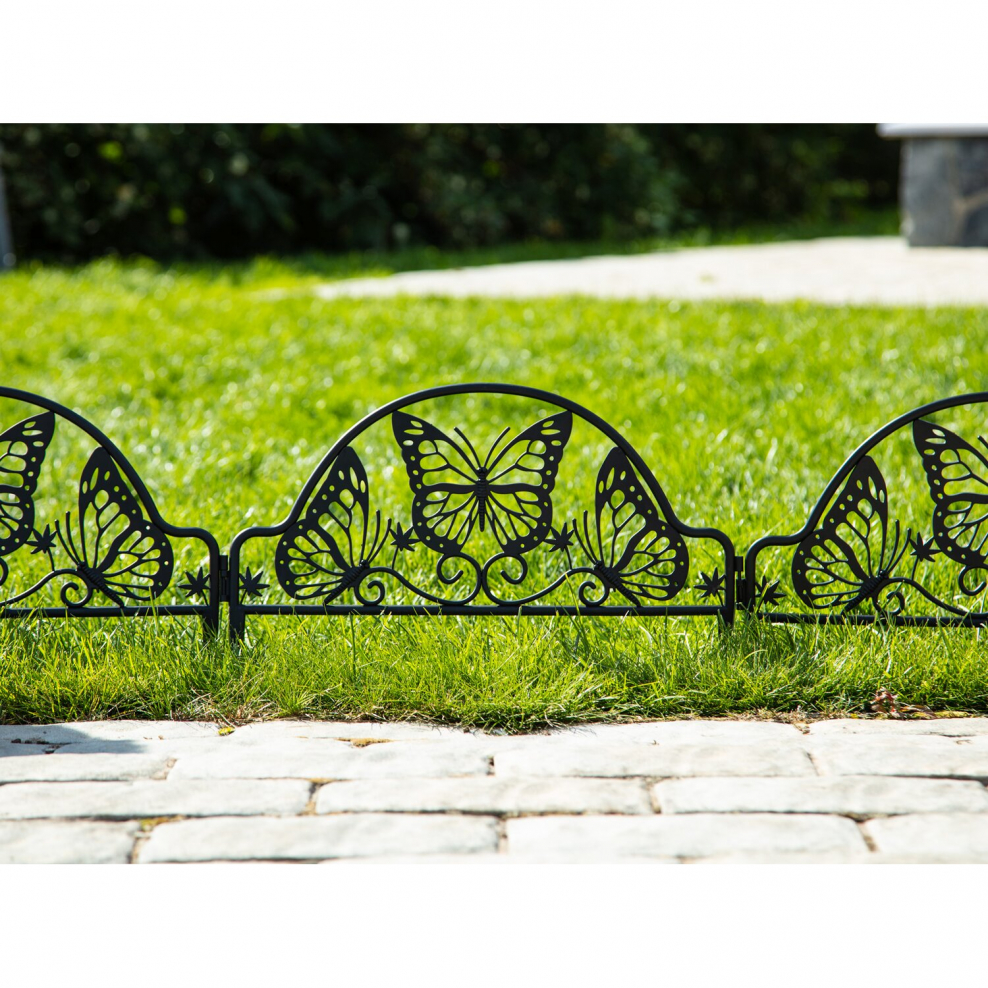 Ограждение садовое бабочка 50х31