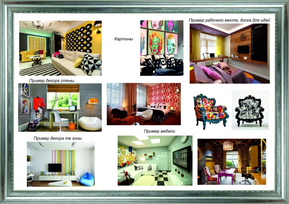 Концепция интерьера примеры