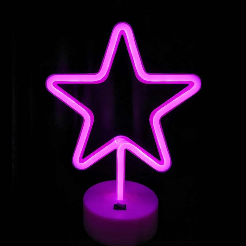 Неоновая лампа "привидение"