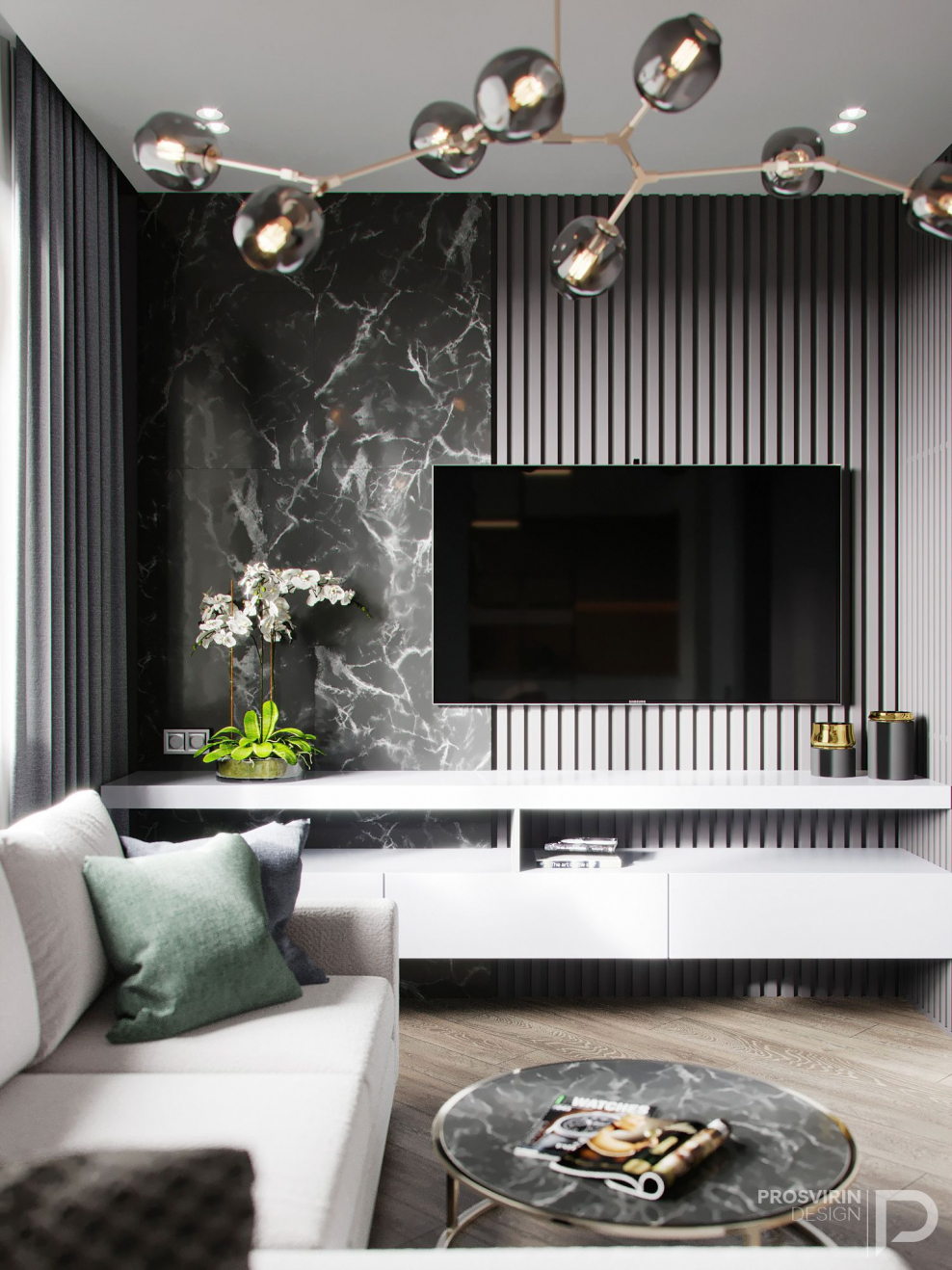 Стильный интерьер гостиной