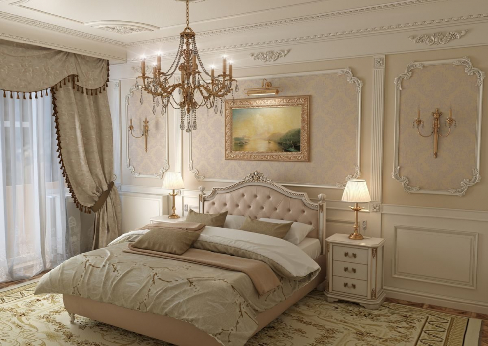 Спальня в классическом стиле