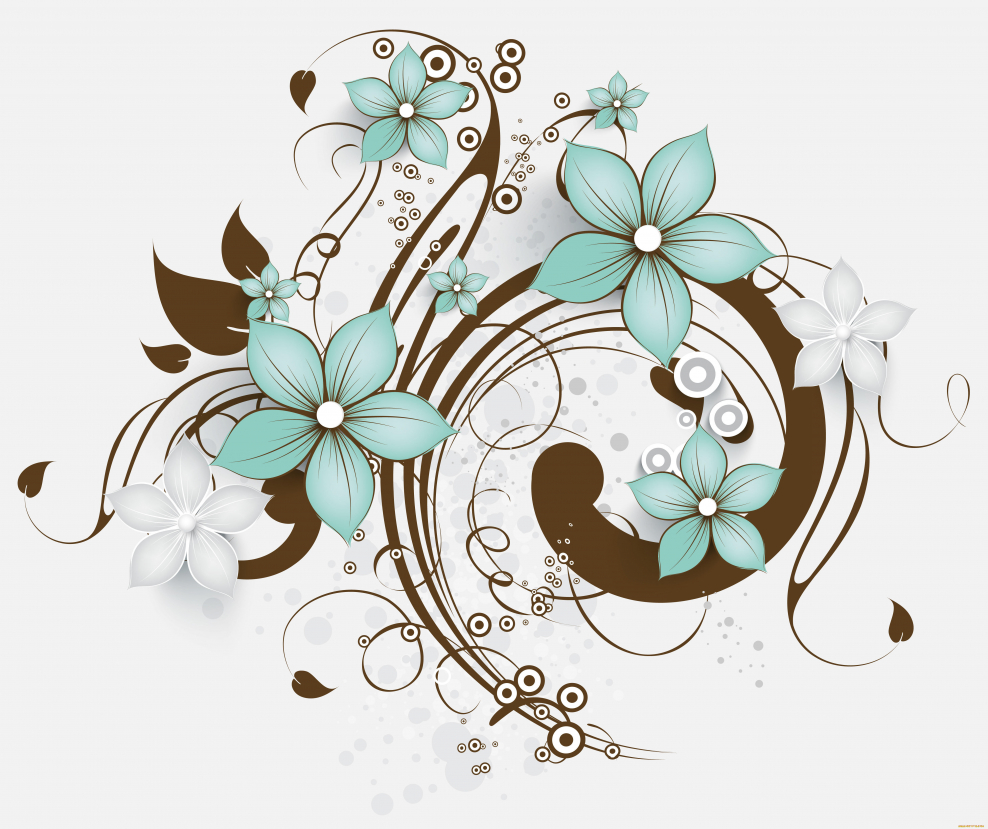 Векторные цветы