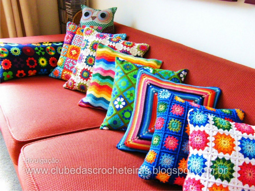 Вязаные вещи в интерьере