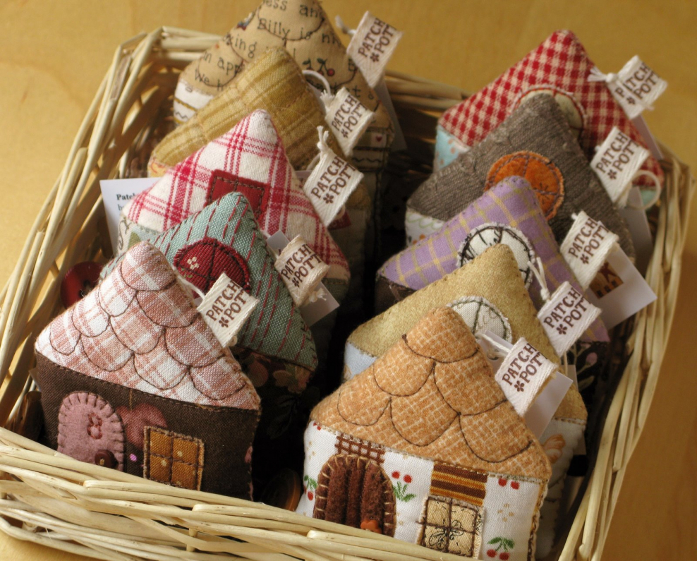 Рукоделие домики текстильные