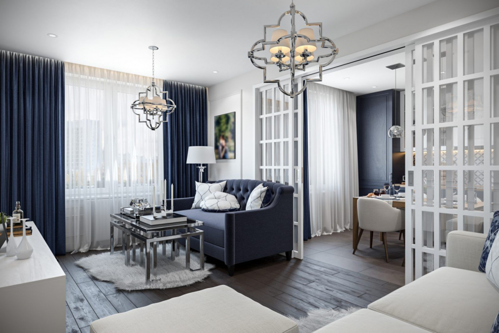 Однокомнатная квартира в стиле Неоклассика