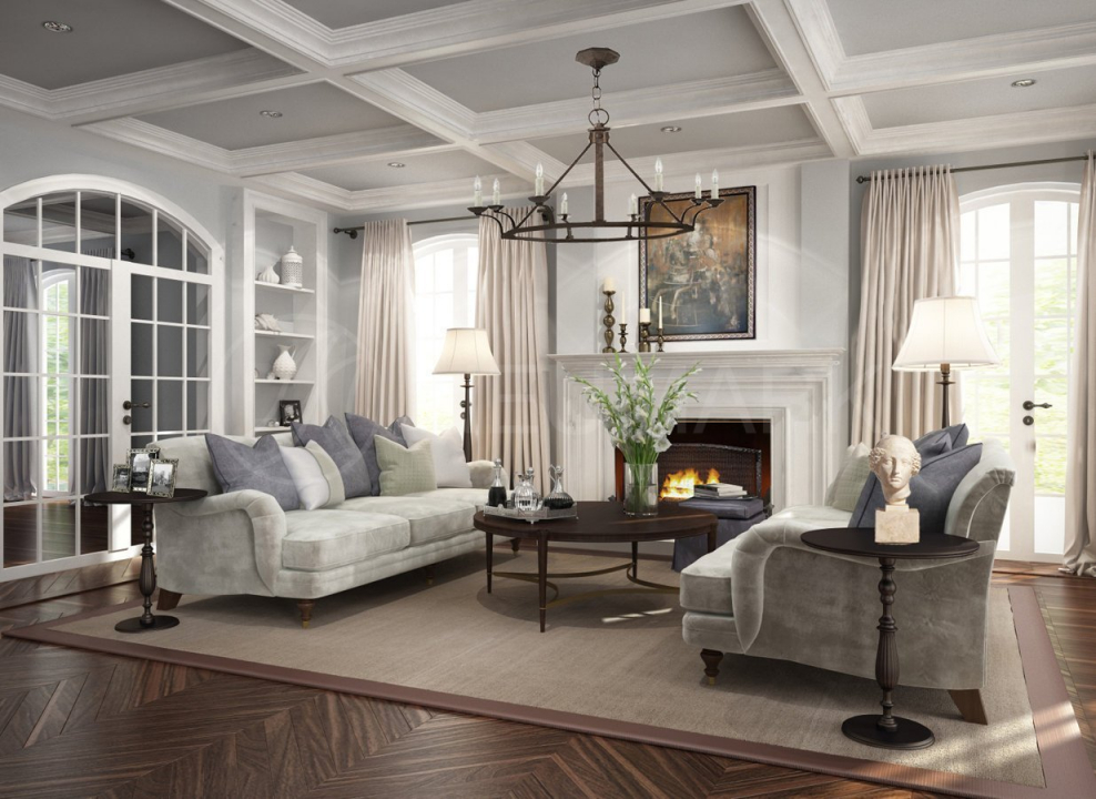 Американский стиль в интерьере