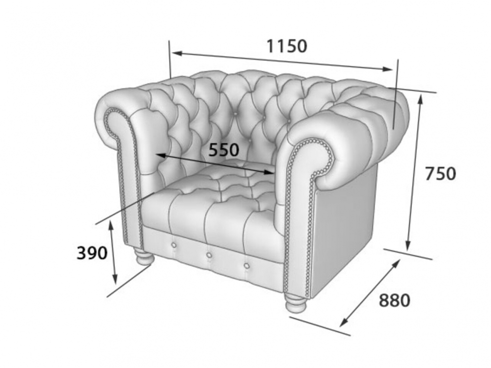 Кресло Честер-Люкс МВК