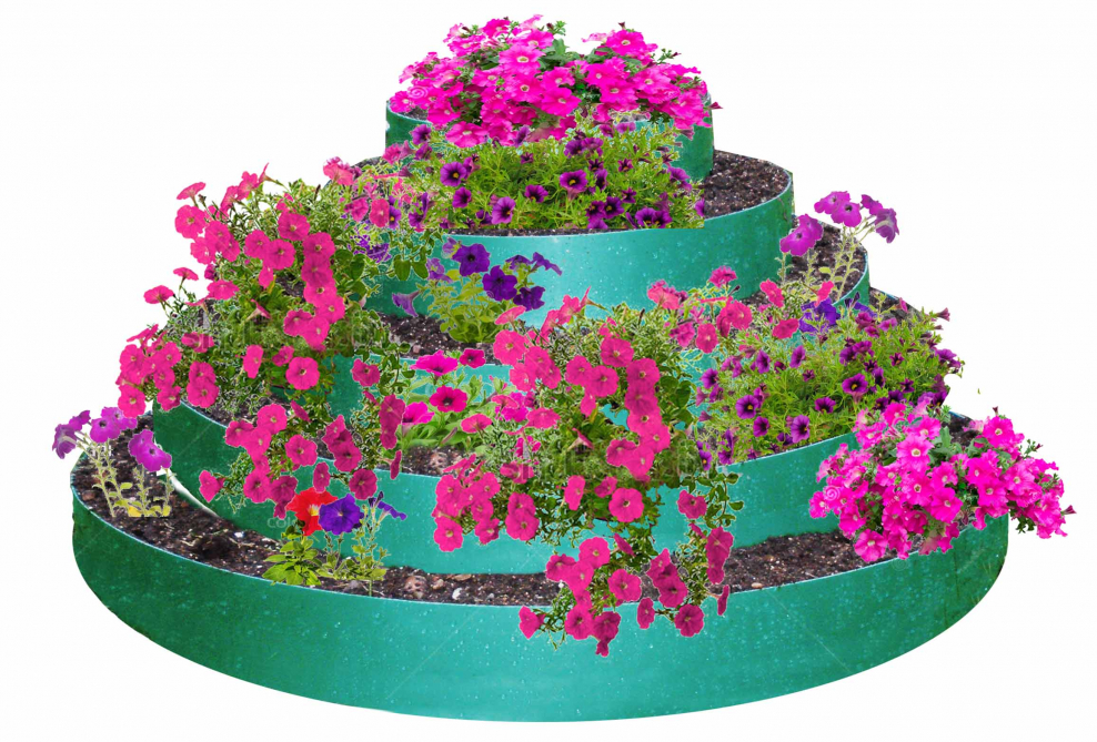 Цветник многоярусный Каскад