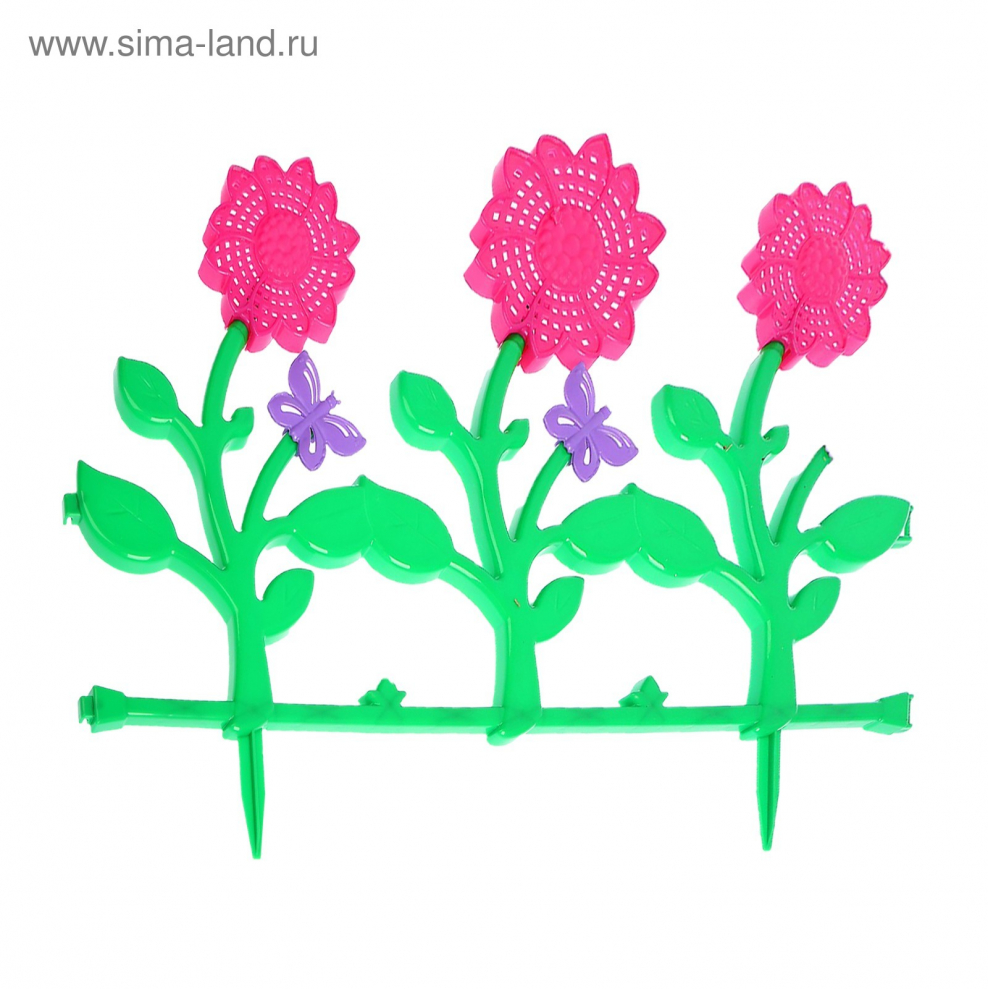 Садовое ограждение "цветник №3"