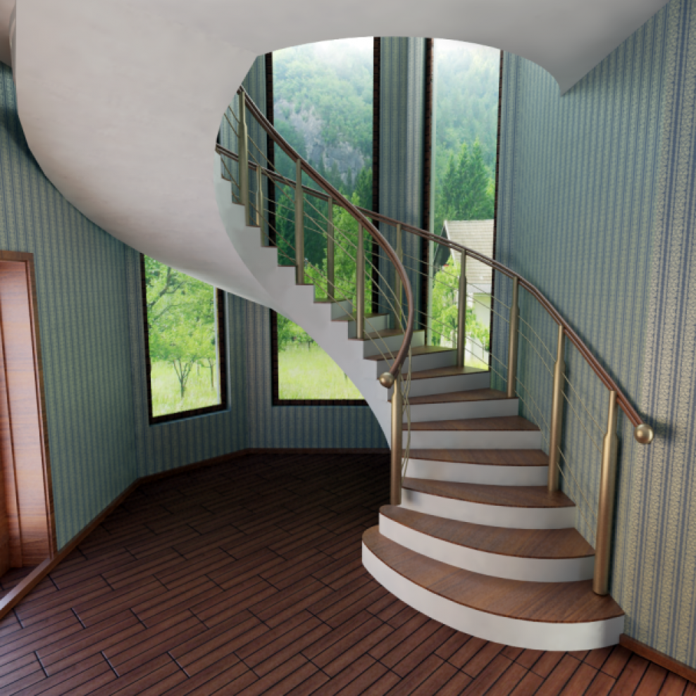Полукруглая лестница