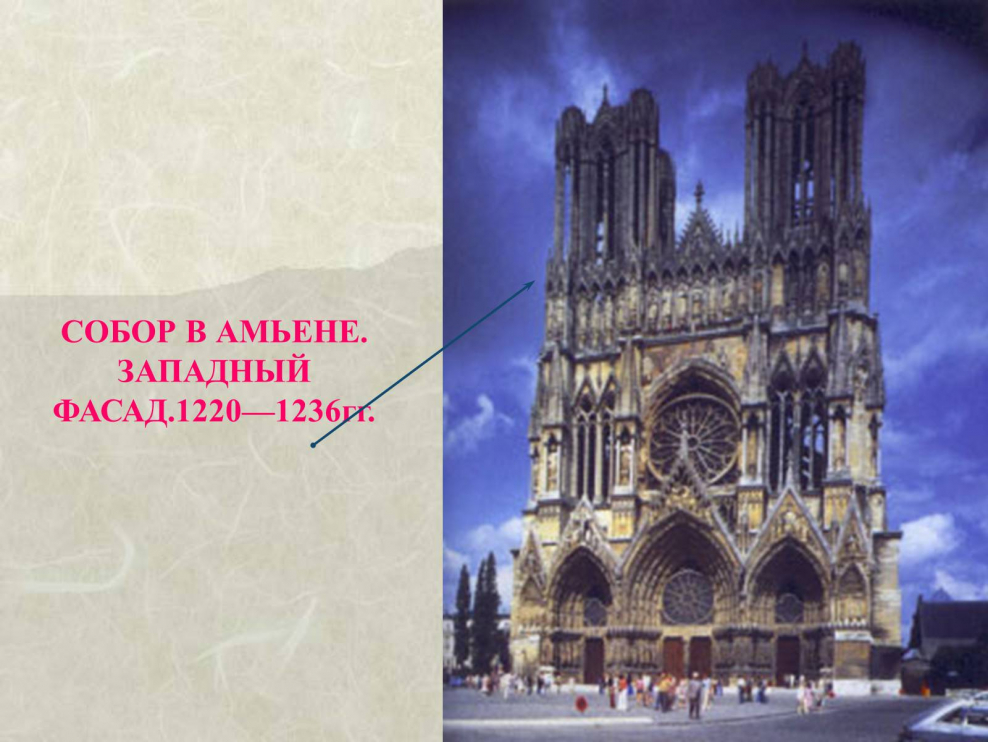 Готика термины архитектура