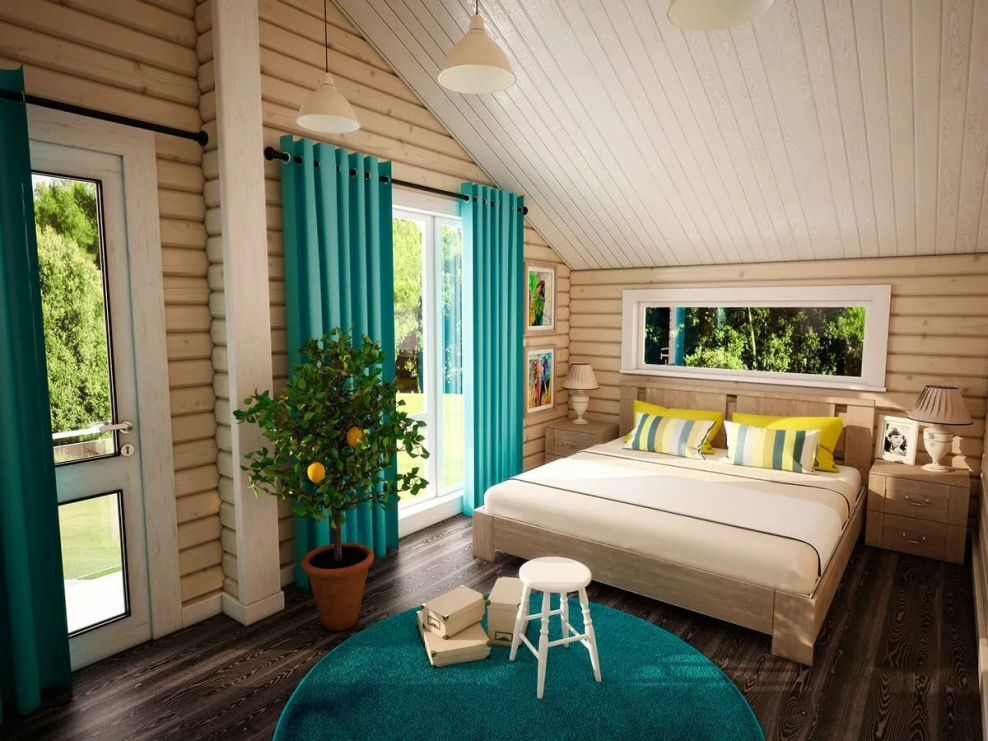 Дом из клееного бруса интерьер внутри