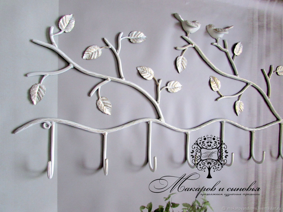 Кованое дерево вешалка