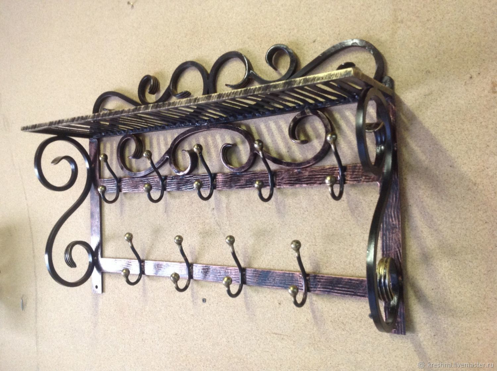 Кованые вешалки