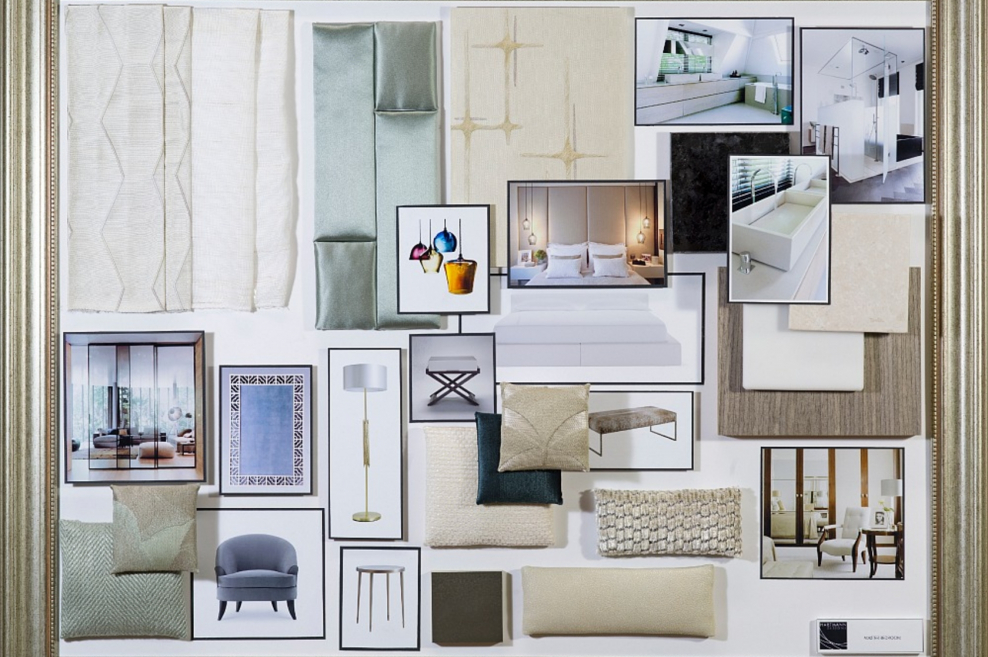 Коллаж дизайнера интерьера