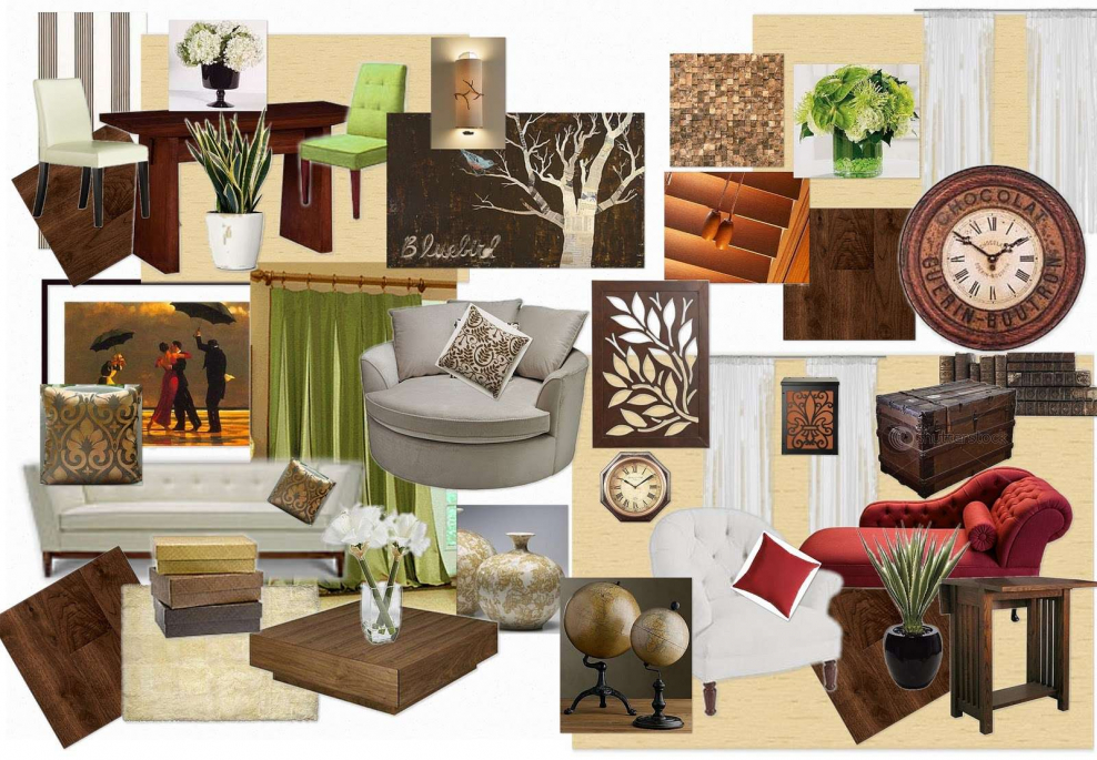 Мудборд эко стиль