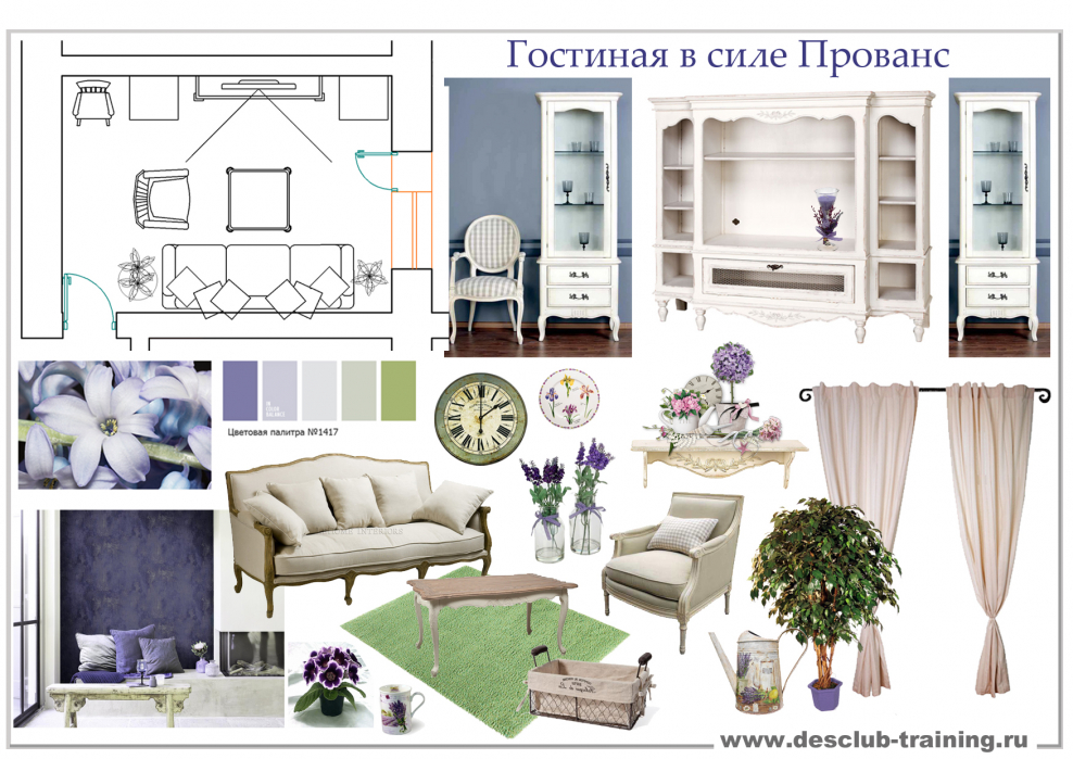 Коллаж стилистического решения