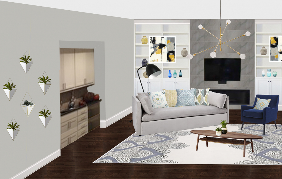 Коллаж интерьера