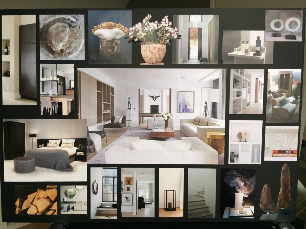 Стилистический коллаж интерьера