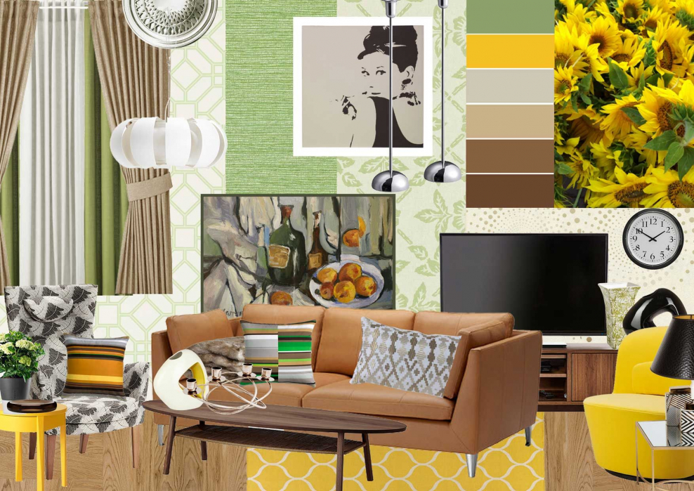 Мудборд интерьера