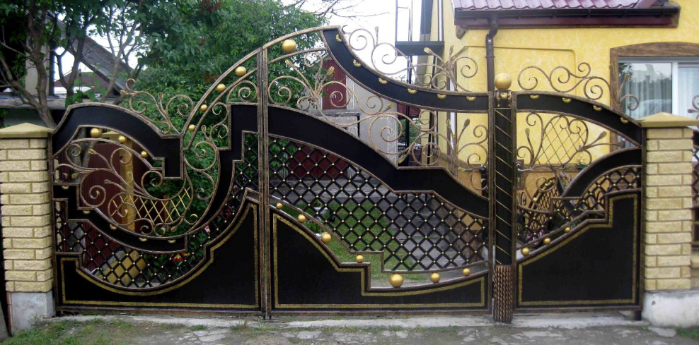 Усадьба кованые ворота