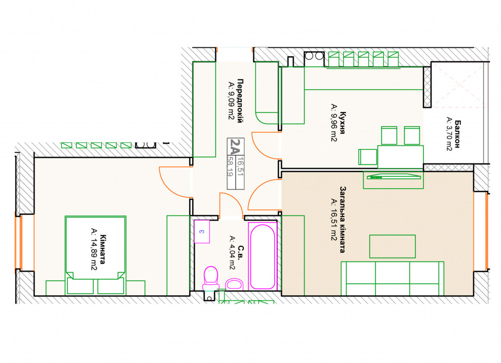 Брежневка 2 комнатная планировка