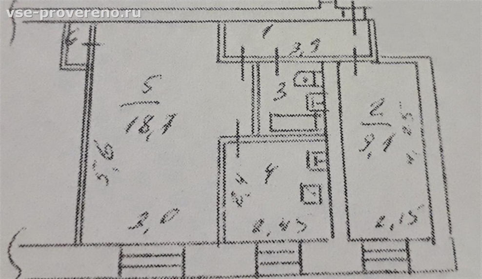 Перепланировка хрущевки трехкомнатной 42кв