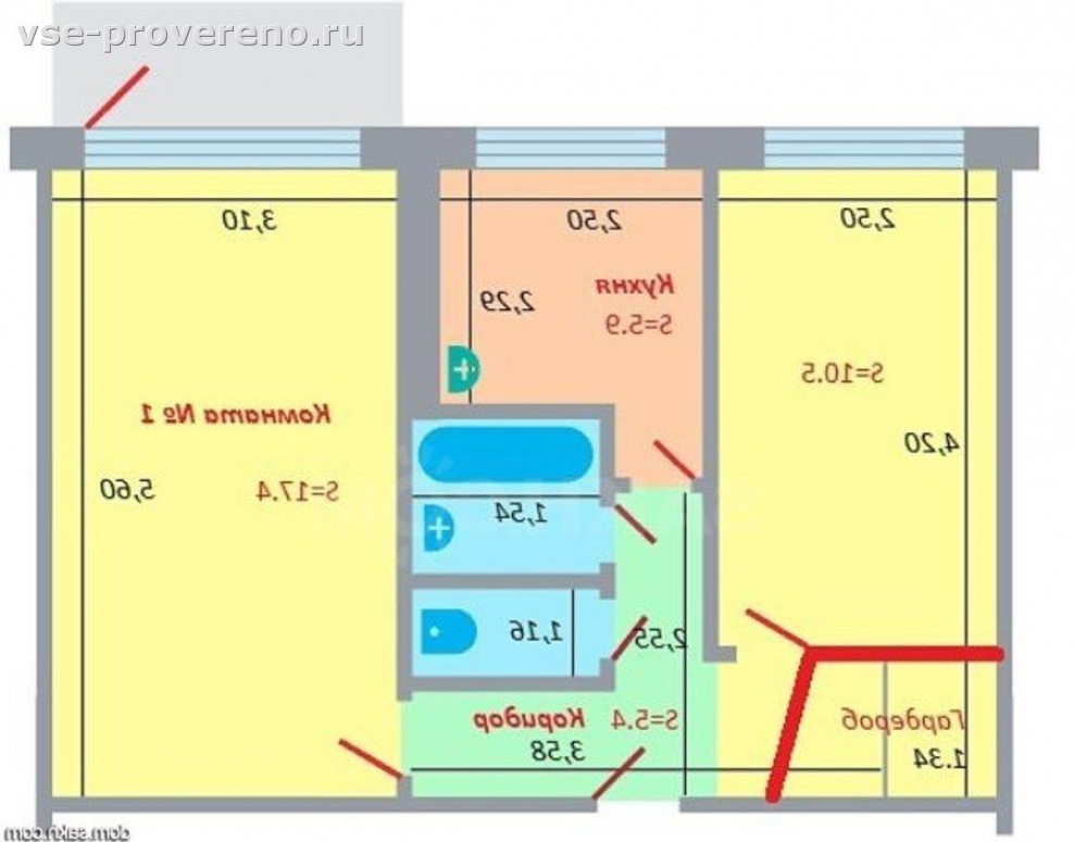 Планировки Билимбаевская 43