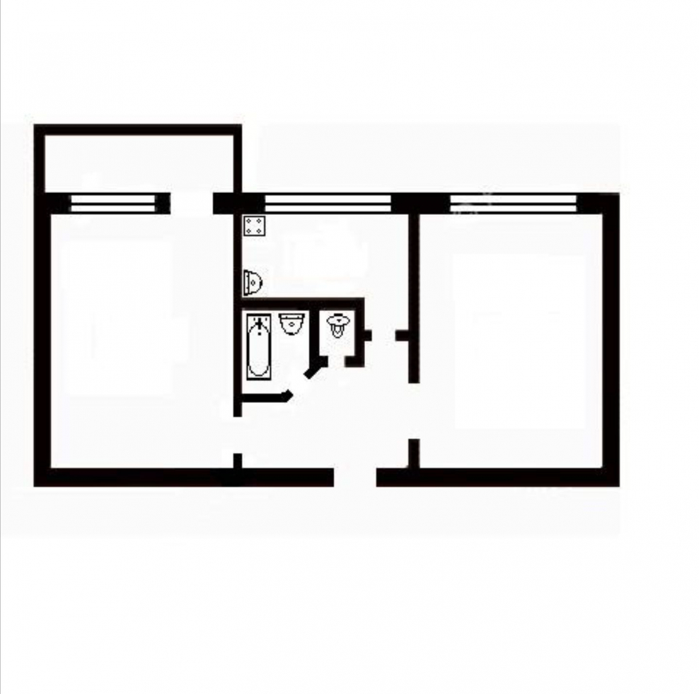 Халтурина 12/1 планировка 1 комнатная