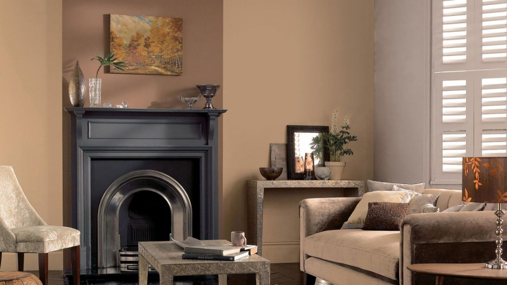 Каштановый цвет в интерьере