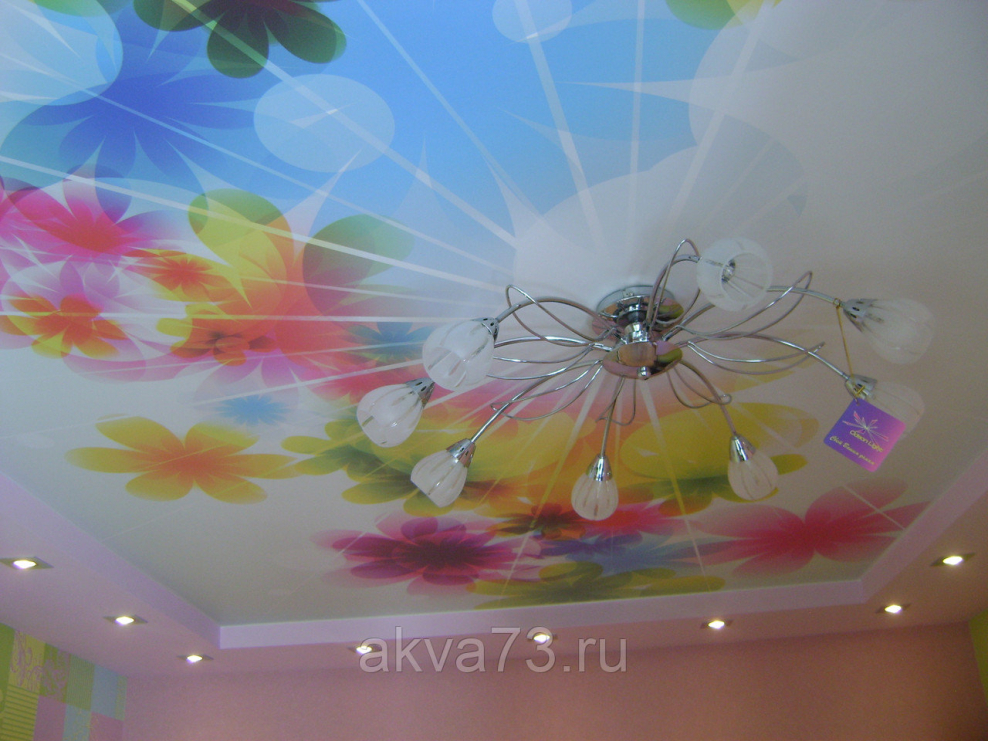 Натяжные потолки с фотопечатью