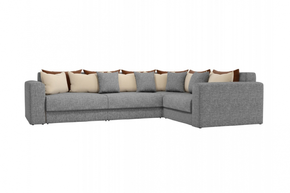 Угловой диван Мэдисон серый