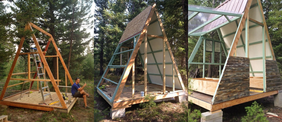 Летний домик шалаш