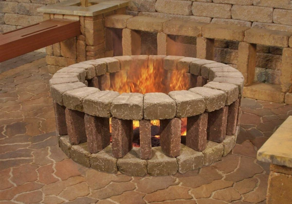 Место для костра на даче