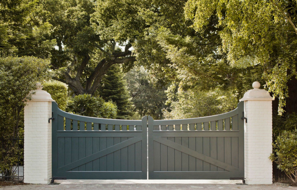 Ворота и забор в стиле Прованс