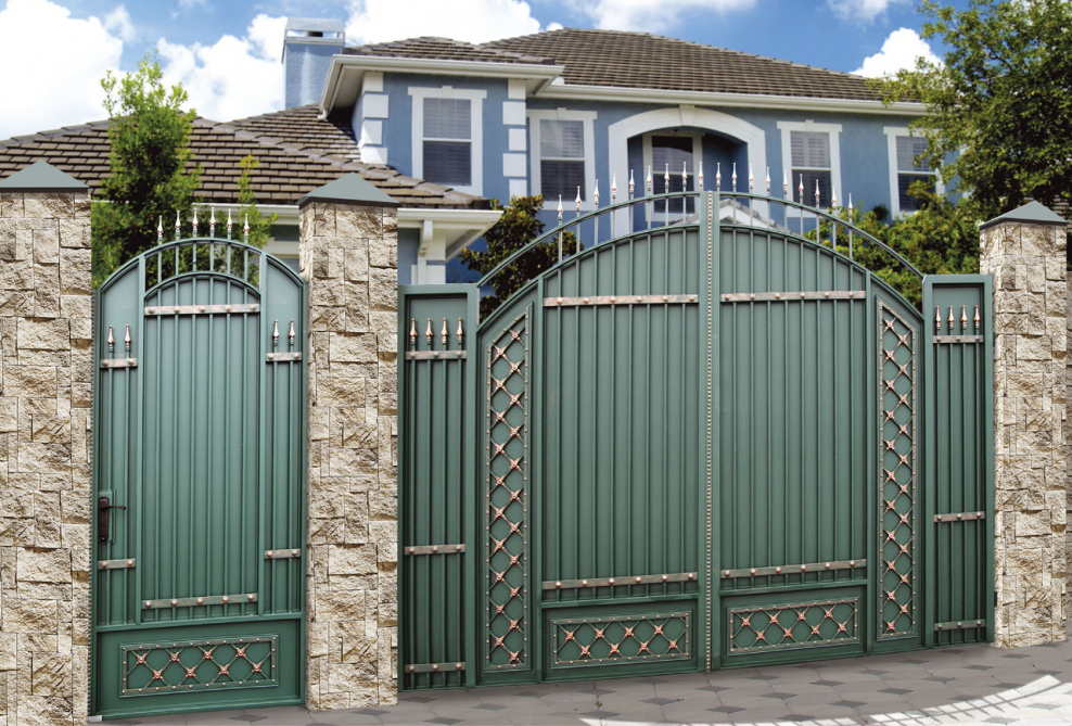 Металлические ворота