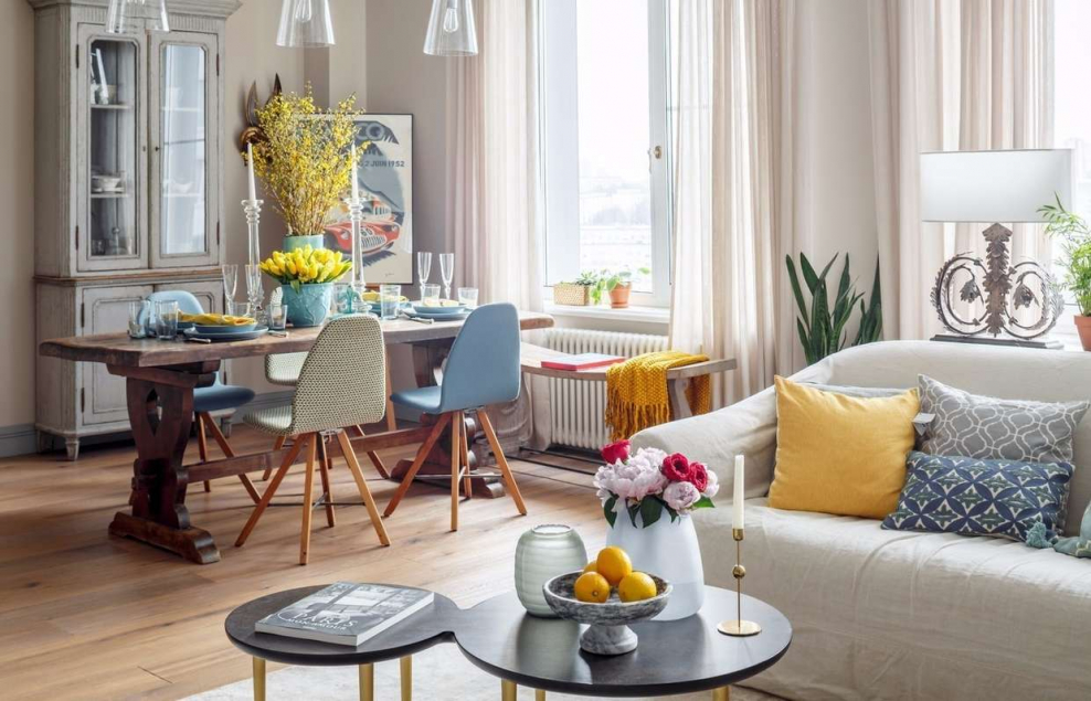 Экостиль в интерьере текстиль