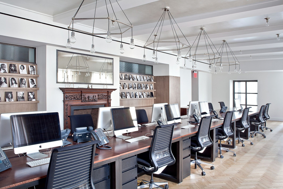 Офис модельного агентства интерьер