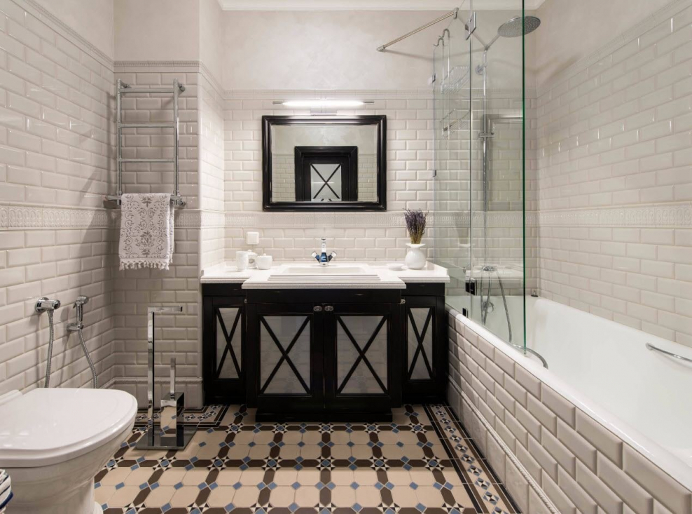 Санузел в стиле Неоклассика