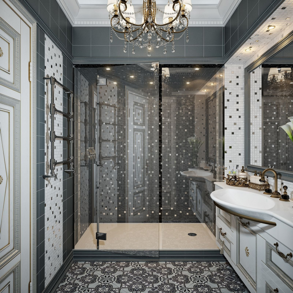 Ванная в стиле Неоклассика